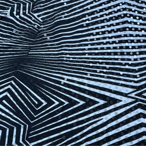 90’s Women’s Sparkly Zebra Print Tank Top - Picture 2 of 3